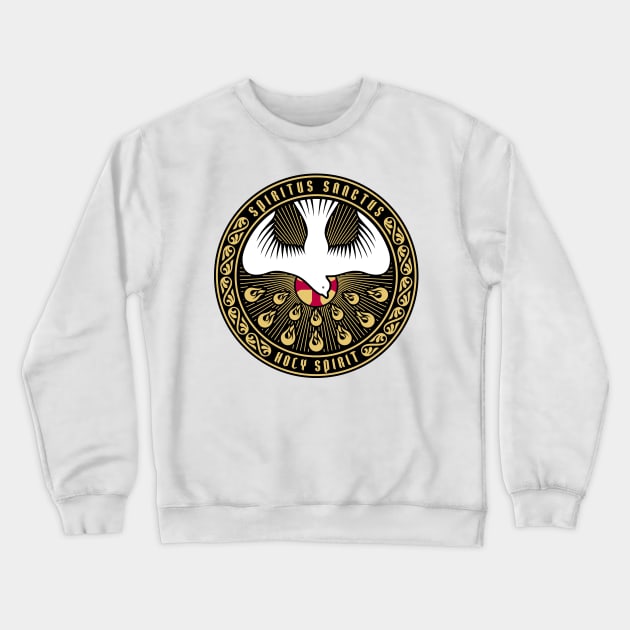 The image of a dove - a symbol of the Holy Spirit of God Crewneck Sweatshirt by Reformer